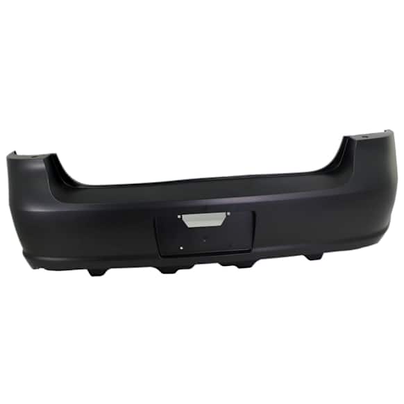 Rear Primed Bumper Cover, Without Parking Aid Sensor Holes