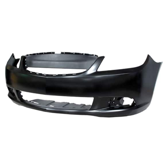 Front Primed Bumper Cover, Sedan, With Fog Light Holes, Without Parking Aid Sensor Holes CAPA Certified