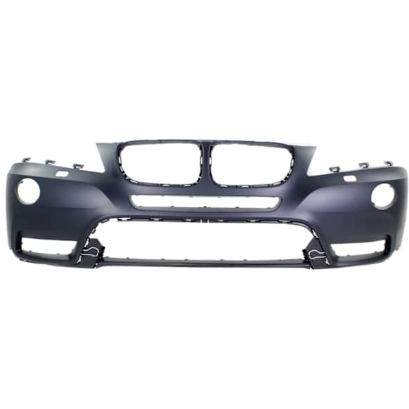 Front Primed Bumper Cover, For Models Without M Package, With Headlight Washer Holes, CAPA Certified