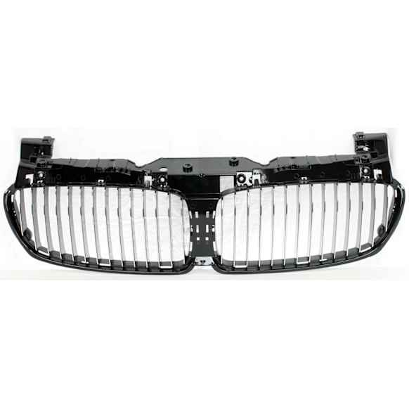 Grille Assembly, Chrome Shell With Primed Insert