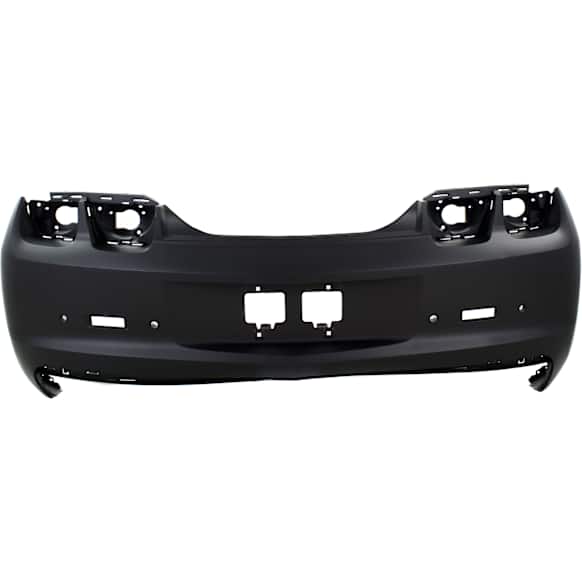 Rear Primed Bumper Cover, With Parking Aid Sensor Holes, Without Tow Hook Hole