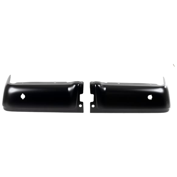 Step Bumper, Powdercoated Black Face Bar Only; With pad provision Without mounting bracket(s)