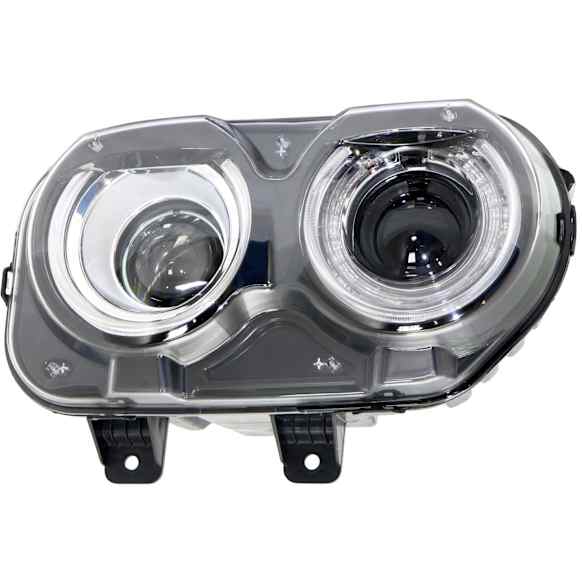 Passenger Side Headlight, with Bulb, Halogen, Clear Lens