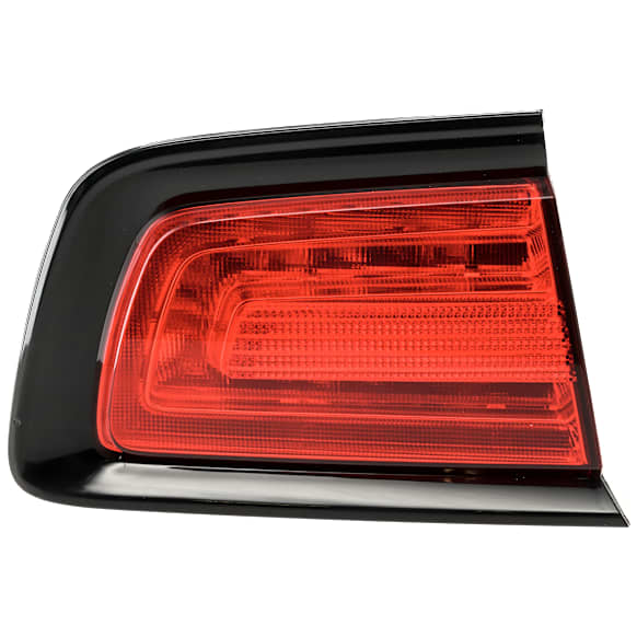 Driver Side, Outer Tail Light, with Bulb, LED, Red Lens, CAPA CERTIFIED