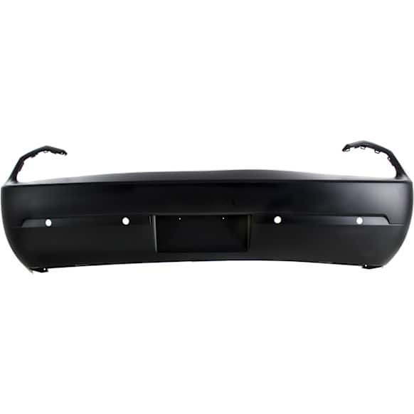 Rear Primed Bumper Cover, With Parking Aid Sensor Holes