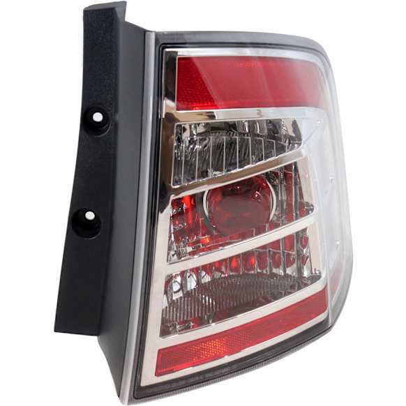 Passenger Side Tail Light, with Bulb, Halogen, Clear and Red Lens, Except 09-10 Sport Model, CAPA CERTIFIED