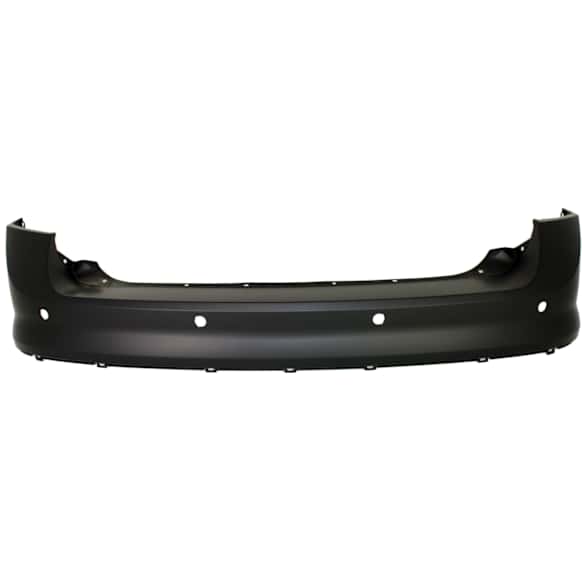 Rear, Upper Primed Bumper Cover, 6 Cyl., 3.5L Engine, With Parking Aid Sensor Holes, CAPA CERTIFIED