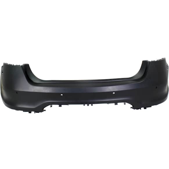 Rear Primed Bumper Cover, Sedan, Except Sho Model, With Parking Aid Sensor Holes, CAPA Certified