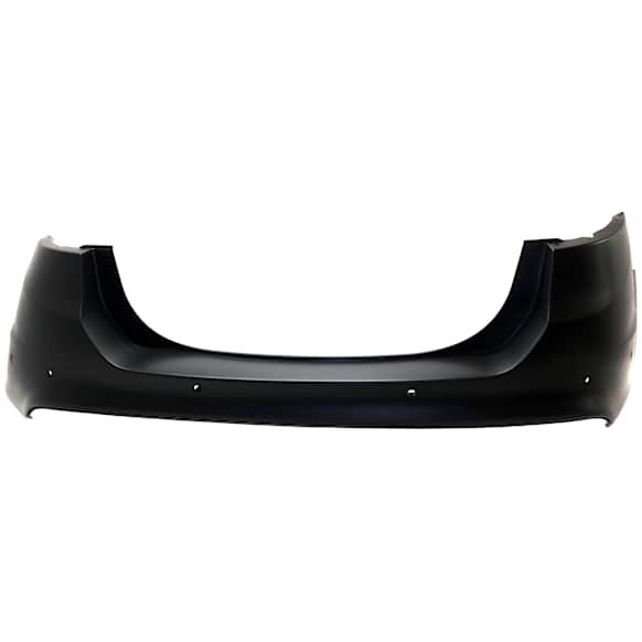 Rear Primed Bumper Cover, With Parking Aid Sensor Holes, CAPA CERTIFIED