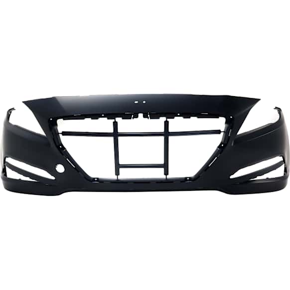 Front Primed Bumper Cover, 3.8L Engine, Without Headlight Washer and Park Sensor Holes, CAPA Certified