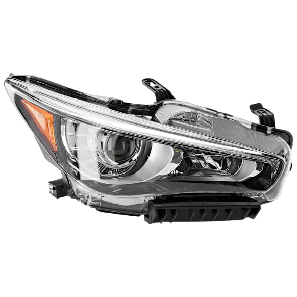 Passenger Side Headlight, with Bulb, LED, without Adaptive Frontlighting System