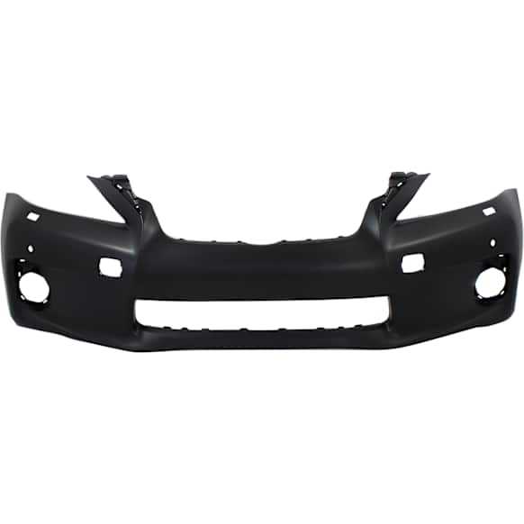 Front Primed Bumper Cover, For Models Without F Sport Package, With Headlight Washer Holes, With Fog Light Holes, Without Parking Aid Sensor Holes, CAPA CERTIFIED