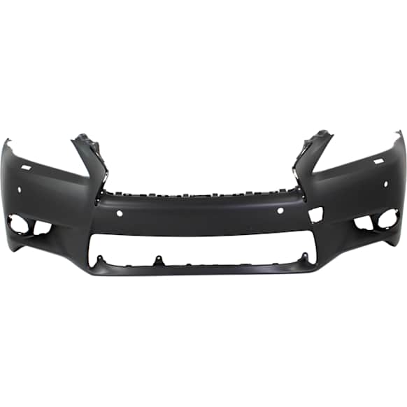 Front Primed Bumper Cover, Base Model, 6 Cyl., 3.5L Engine, For Models Without F Sport Package, With Parking Aid Sensor Holes and Headlight Washer Holes, CAPA Certified