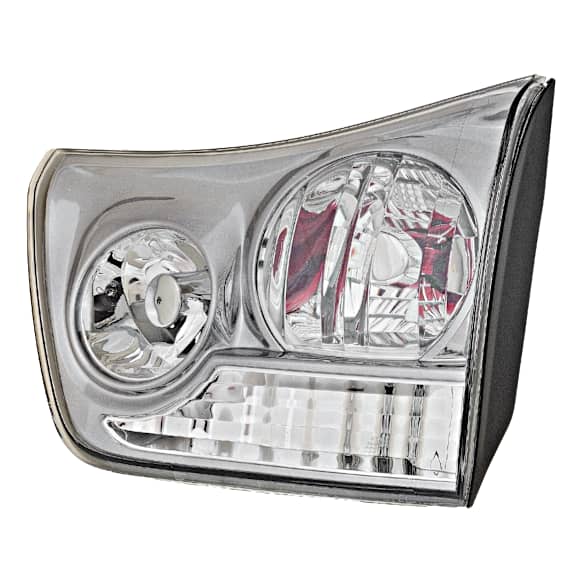 Passenger Side, Inner Tail Light, with Bulb, Halogen, Clear Lens, Base Model