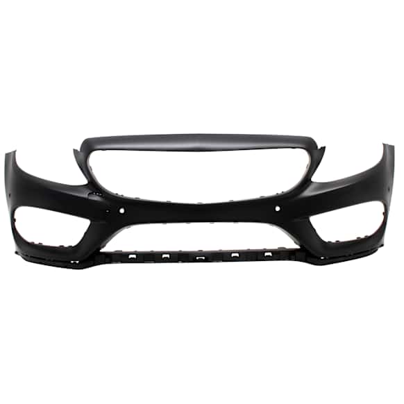 Front Primed Bumper Cover, Sedan, For Models With AMG Styling Package, With Parking Aid Sensor Holes, Except C63, CAPA Certified