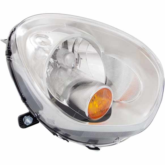 Passenger Side Halogen Headlight, With bulb(s), OE Replacement, CAPA Certified