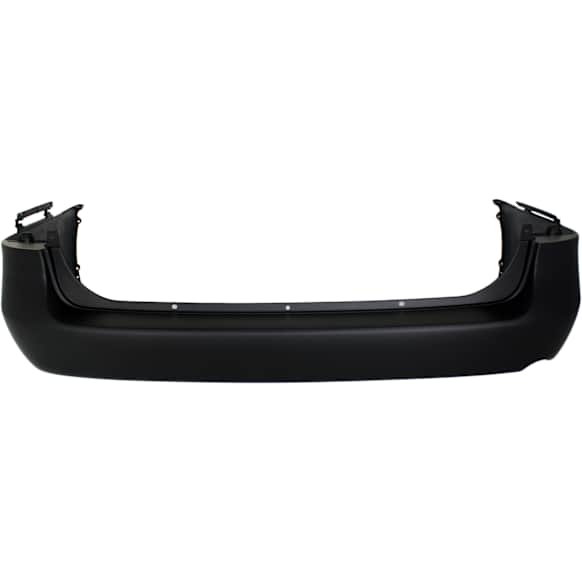Rear Primed Bumper Cover, Without Rocker Molding Holes