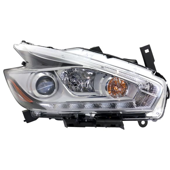 2015 Nissan Murano Platinum 6 Cyl 3.5L - Passenger Side Halogen Headlight, With bulb(s), OE Comparable Finish, CAPA Certified