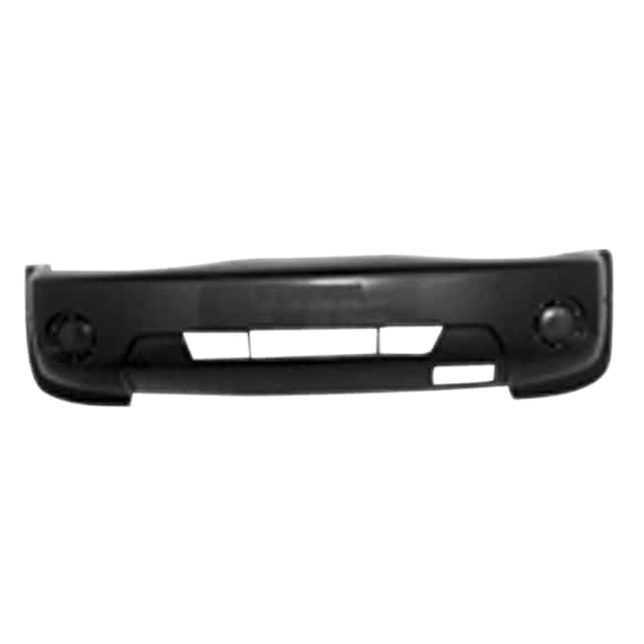 Front Primed Bumper Cover, Without Fog Light Holes, CAPA CERTIFIED