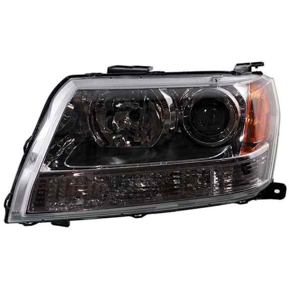 Driver Side Halogen Headlight, Without bulb(s), OE Comparable Finish
