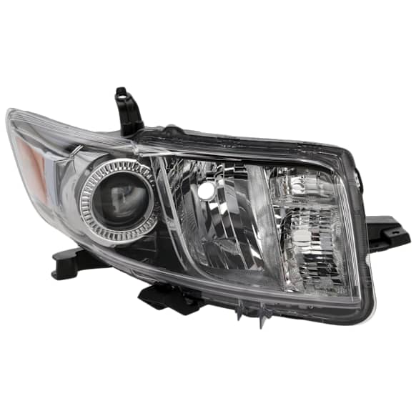 Passenger Side Headlight, without Bulb, Halogen, Clear Lens, Base Model, CAPA Certified