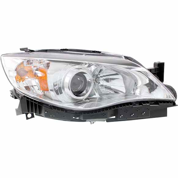 Passenger Side Headlight, with Bulb, Halogen, WRX Models, 4 Cyl., 2.5L Engine, CAPA Certified