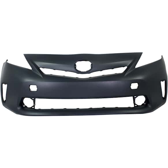 Front Primed Bumper Cover, Model With Halogen Headlights, Without Pre-Collision System (Pcs), CAPA Certified