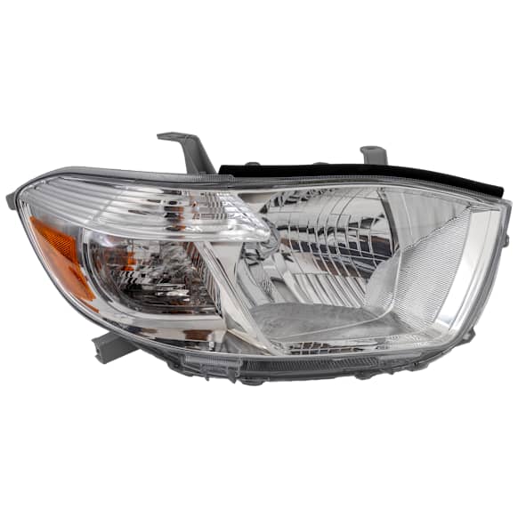 Passenger Side Headlight, with Bulb, Halogen, Base/Limited/SE Model, USA Built Vehicle, CAPA CERTIFIED