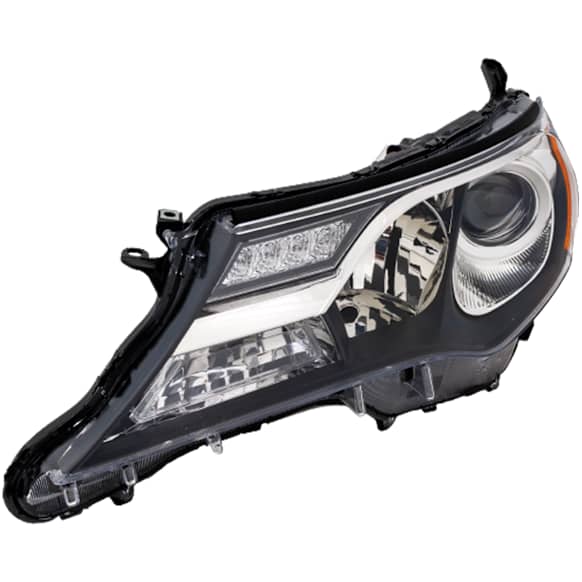 Driver Side Headlight, without Bulb, Halogen, 4 Cyl., 2.5L Engine, Japan Built Vehicle, CAPA Certified