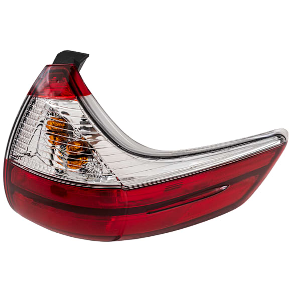 Passenger Side, Outer Tail Light, with Bulb, LED, Clear and Red Lens, Except SE Model, CAPA CERTIFIED