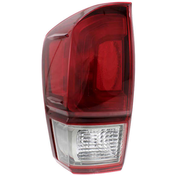Driver Side Tail Light, with Bulb, Halogen, Red and Smoked Lens, TRD Sport/TRD Off-Road Models, CAPA CERTIFIED