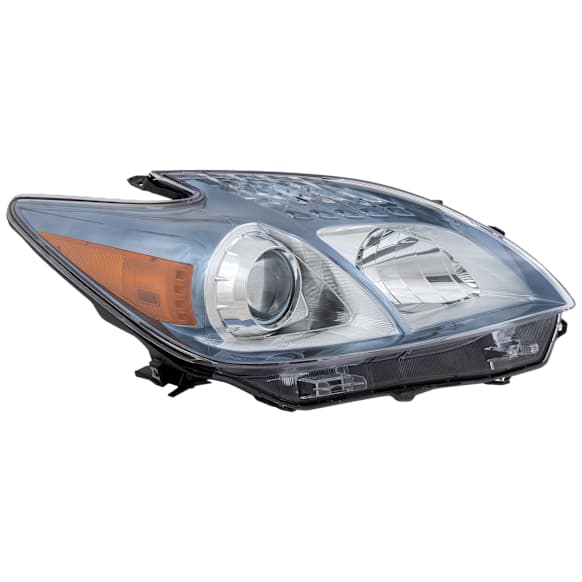 2013 Toyota Prius Plug-In Base 4 Cyl 1.8L - Passenger Side Halogen Headlight, Without bulb(s), OE Replacement, CAPA Certified