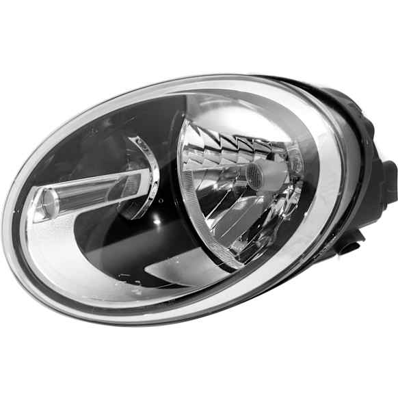 Driver Side Headlight, with Bulb, Halogen, 13-16 Convertible/12-16 Hatchback, CAPA Certified