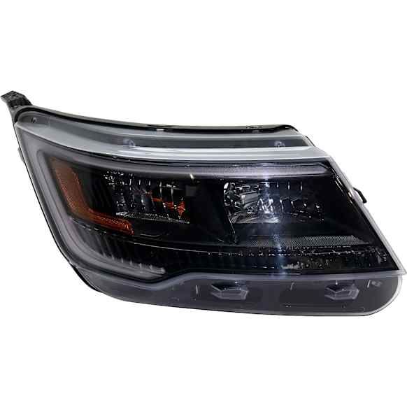 Passenger Side Headlight, without Bulb, Halogen/LED Combo, Clear Lens, Sport Model, 6 Cyl., 3.5L Engine