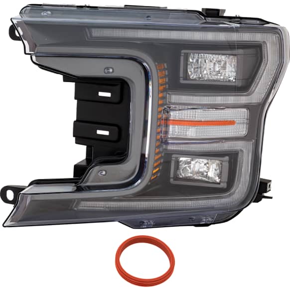 Driver Side LED Headlight, With bulb(s), CAPA Certified