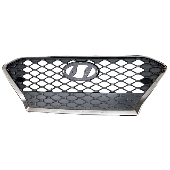 Grille, Painted Silver Shell with Black Insert, 4 Cyl., 1.6L Engine