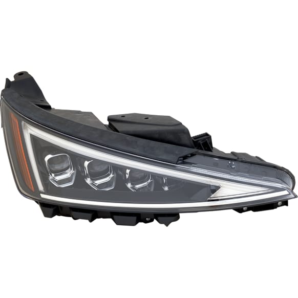 Passenger Side Headlight, with Bulb, LED, Clear Lens