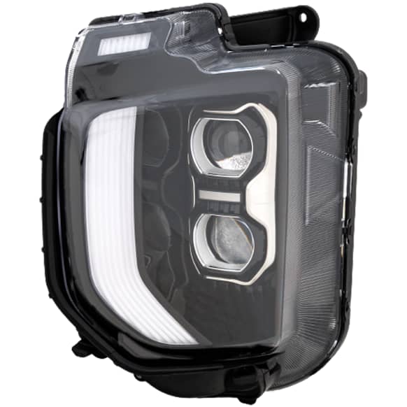 Driver Side LED Headlight, With bulb(s), OE Replacement