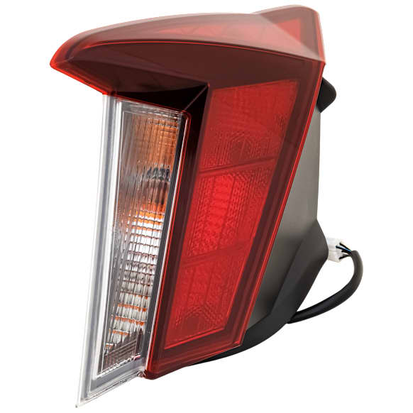 Driver Side, Outer Halogen Tail Light, With bulb(s), OE Comparable Finish, Sedan