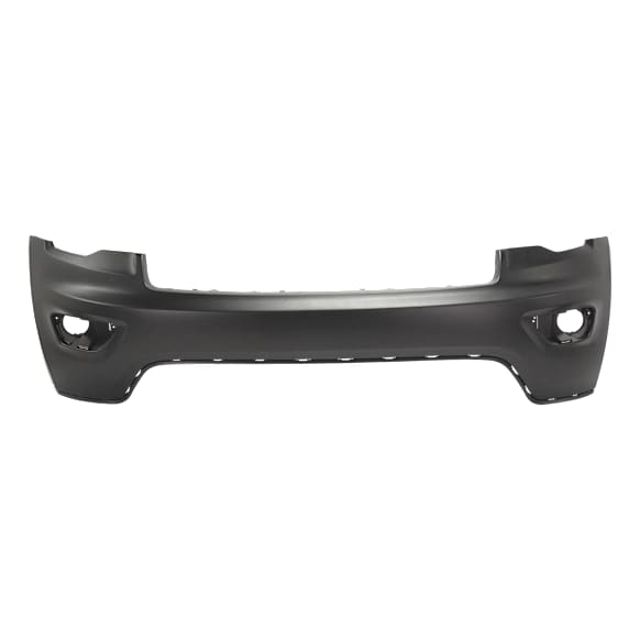 Front, Upper Primed Bumper Cover, Without Parking Aid Sensor Holes, CAPA CERTIFIED