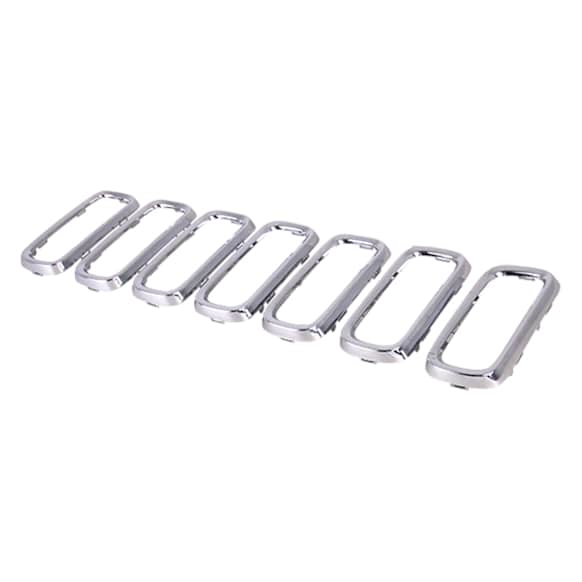 Grille Trim, Center, Chrome, CAPA CERTIFIED
