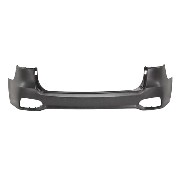 Rear, Upper Primed Bumper Cover, Without Parking Aid Sensor Holes