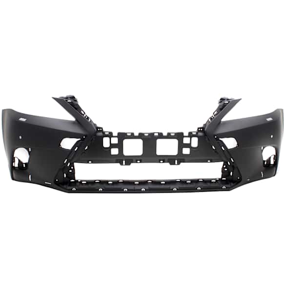 Front Primed Bumper Cover, With Headlight Washer Holes, CAPA CERTIFIED