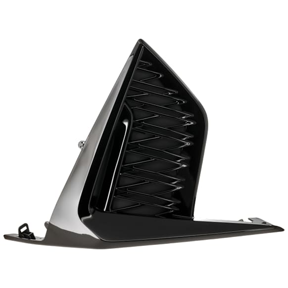Front, Passenger Side Painted Black Bumper Cover