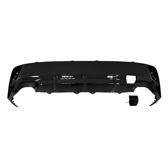 Rear, Lower Painted Black Bumper Cover