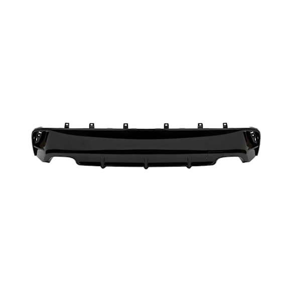 Rear, Lower Painted Black Bumper Cover, CAPA Certified