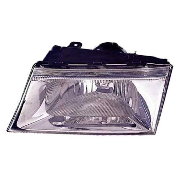 Passenger Side Headlight, without Bulb, Halogen, Clear Lens, CAPA Certified