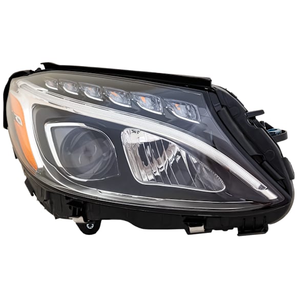 Passenger Side Headlight, with Bulb, LED, Sedan, For Models without Adaptive Headlight