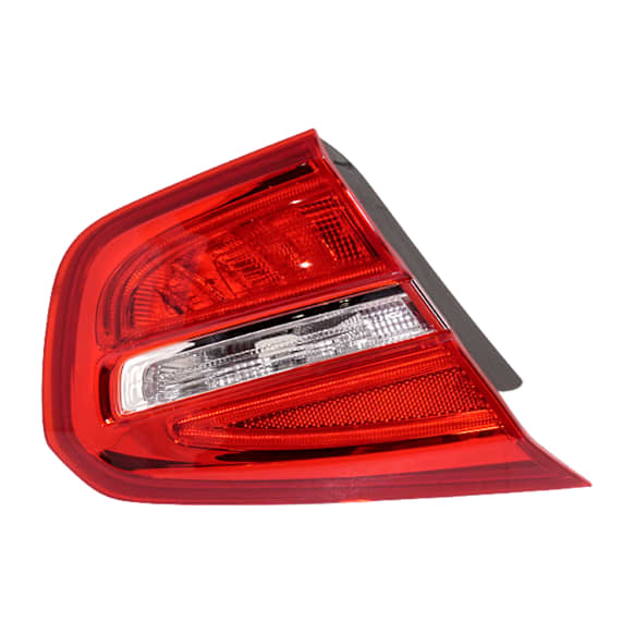 Driver Side, Inner Tail Light, With bulb(s), LED, Clear and Red Lens, 4 Cyl., 2.0L Engine, CAPA CERTIFIED