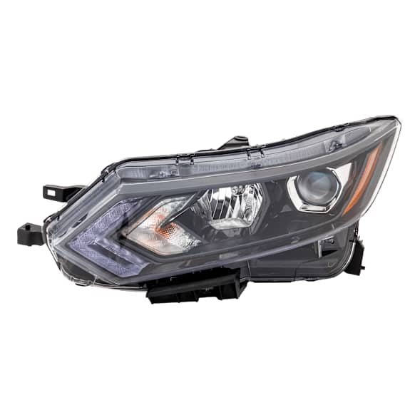 Driver Side Headlight, with Bulb, Halogen, Clear Lens, 4 Cyl., 2.0L Engine, CAPA Certified